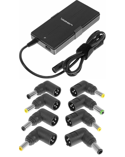 Блок питания Ippon S65U автоматический 65W 15V-19.5V 11-connectors 3.5A 1xUSB 2.1A, LED индикатор (651781). Блок питания. Ippon в Майкопе