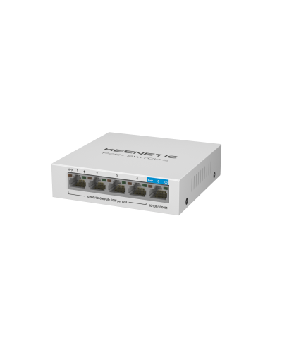 Keenetic KN-4610 (L2) 5х1Гбит/с 4PoE+ 60W. Коммутатор с PoE. KEENETIC в Майкопе