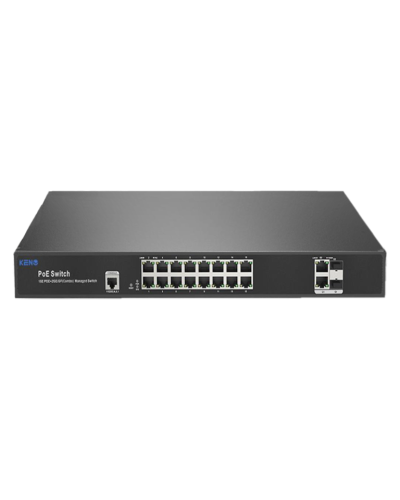 KN-SW1602SFP/M2. Коммутатор с питанием по PoE. KENO в Майкопе
