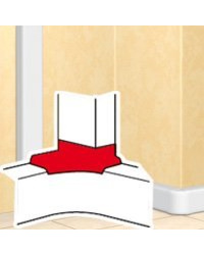 Отвод угловой для короба DLP 35х80/105, 50х80/150 (010763): Отвод угловой в Майкопе