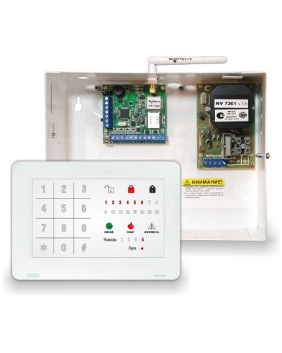 NV 1010c/8524. Устройство оконечное объектовое приемно-контрольное c GSM коммуникатором. NAVIgard в Майкопе