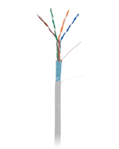 F/UTP 4pair, Cat5e, In,PVC (EC-UF004-5E-PVC-GY-1). Кабель «витая пара» (LAN) для структурированных систем связи. NETLAN в Майкопе