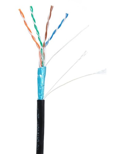 F/UTP 4pair, Cat5e, Out, PE (EC-UF004-5E-PE-BK-1). Кабель «витая пара» (LAN) для структурированных систем связи. NETLAN в Майкопе