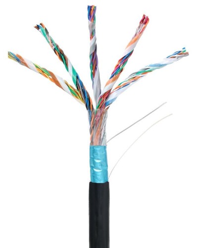 F/UTP 25pair, Cat5, Out, PE (EC-UF025-5-PE-BK-3). Кабель «витая пара» (LAN) для структурированных систем связи. NETLAN в Майкопе