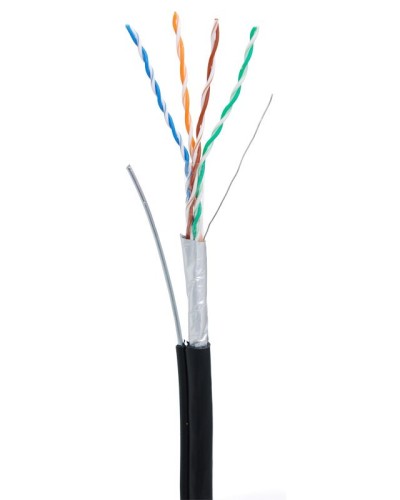 F/UTP 4pair, Cat5e, Out, Sw (EC-UF004-5E-PE-SW-BK). Кабель «витая пара» (LAN) для структурированных систем связи. NETLAN в Майкопе