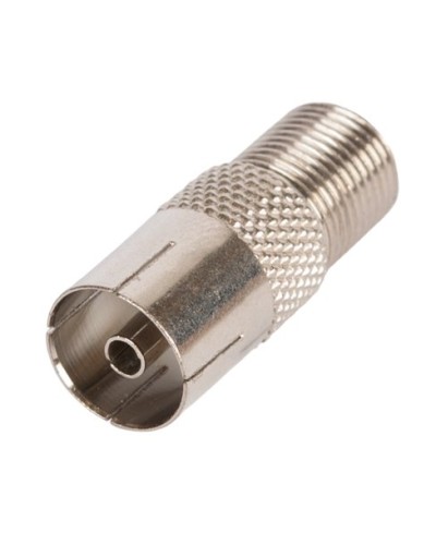 EC-CC-F-PAL-FM-MT-100 (100 шт). Адаптер для коаксиальных кабелей, F-тип-PAL-female. NETLAN в Майкопе