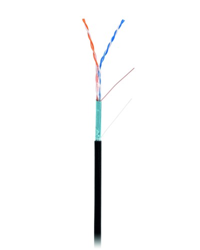 F/UTP 2pair, Cat5, Out, PE (EC-UF002-5-PE-BK). Кабель «витая пара» (LAN) для структурированных систем связи. NETLAN в Майкопе