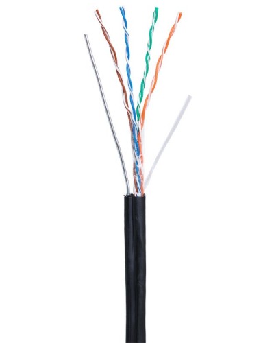 U/UTP 4pair, Cat5e, Out, Sw, PE (EC-UU004-5E-PE-SW-BK). Кабель «витая пара» (LAN) для структурированных систем связи. NETLAN в Майкопе