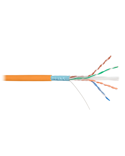 F/UTP 4pair, Cat6, Solid, In, PVC (NKL 9240C-OR). Кабель «витая пара» (LAN) для структурированных систем связи. NIKOLAN в Майкопе