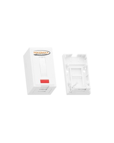 NMC-MB1P-ST-WT. Корпус настенной розетки. NIKOMAX в Майкопе