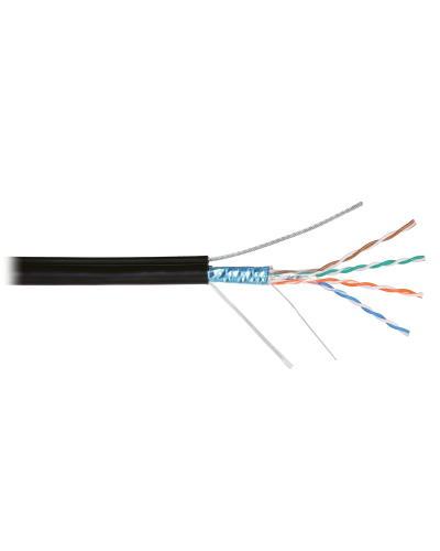 F/UTP 4pair, Cat5e, Solid, Out, SW, PVC (NMC 4905B-BK). Кабель «витая пара» (LAN) для структурированных систем связи. NIKOMAX в Майкопе