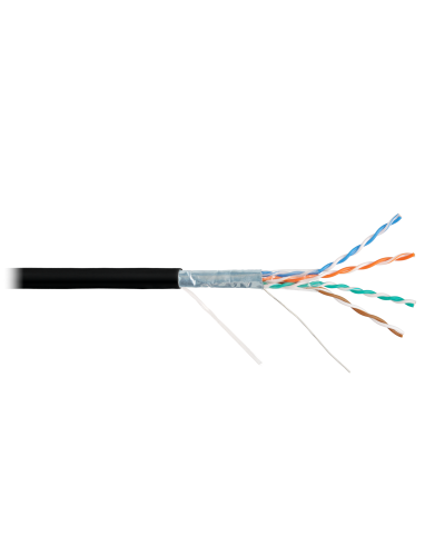 F/UTP 4pair, Cat5e, Solid, In/Out, нг(А)-HF (NMC 9200C-BK). Кабель «витая пара» (LAN) для структурированных систем связи. NIKOMAX в Майкопе