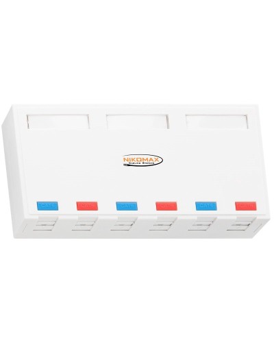 NMC-MB6P-ST-WT. Корпус настенной розетки. NIKOMAX в Майкопе