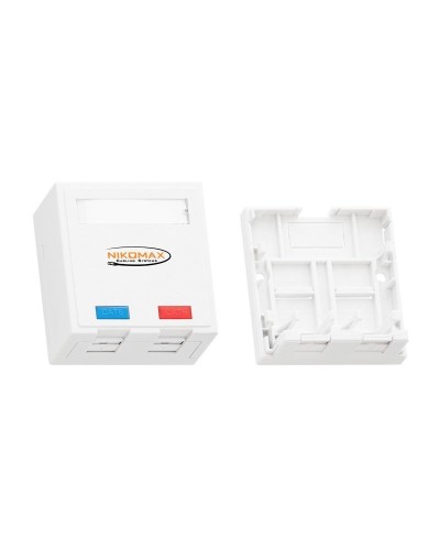 NMC-MB2P-ST-WT. Корпус настенной розетки. NIKOMAX в Майкопе