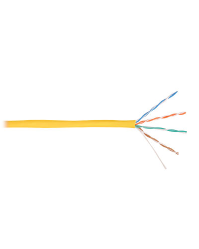 U/UTP 4pair, Cat5e, Solid, In, нг(А)-HF (NMC 9100C-YL). Кабель «витая пара» (LAN) для структурированных систем связи. NIKOMAX в Майкопе