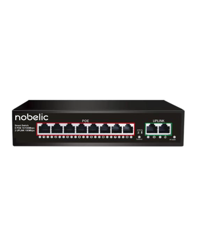 NBLS-1008P. Коммутатор неуправляемый 8-портовый. Nobelic в Майкопе