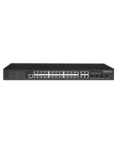 SW-8244/L(400W). Коммутатор 24-портовый  Gigabit Ethernet с PoE. OSNOVO в Майкопе