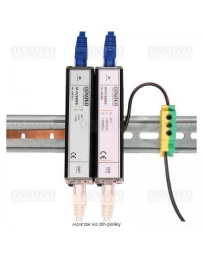 SP-IP/100D. Устройство грозозащиты цепей Ethernet. OSNOVO в Майкопе