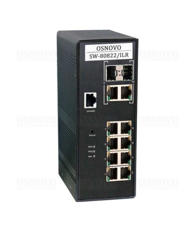 SW-80822/ILR. Коммутатор 10-портовый Gigabit Ethernet с PoE. OSNOVO в Майкопе