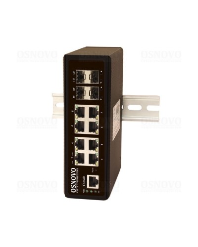 SW-70804/IL. Промышленный коммутатор Gigabit Ethernet на 12 портов. OSNOVO в Майкопе
