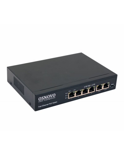 SW-20600(80W). Коммутатор 6-портовый  Fast Ethernet с PoE. OSNOVO в Майкопе