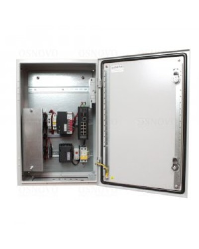OS-46TB1(SW-80802/ILS(port 90W)). Уличная станция с термостабилизацией и резервным питанием. OSNOVO в Майкопе