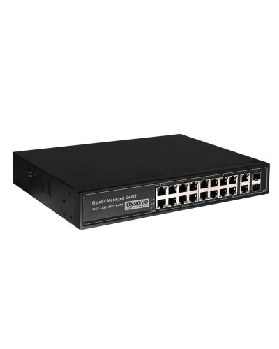 SW-8182/L(300W). Коммутатор 16-портовый  Gigabit Ethernet с PoE. OSNOVO в Майкопе
