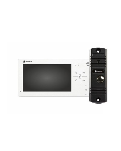 VM-7.0 (w)+ DS-700L (черный). Комплект видеодомофона. Optimus в Майкопе