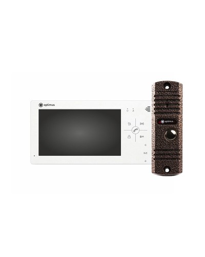 VM-7.0 (w)+ DS-700L (медь). Комплект видеодомофона. Optimus в Майкопе