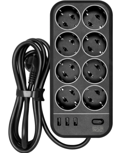 SP-08 USB03AB 1,8 M. Сетевой фильтр. POWERCOM в Майкопе