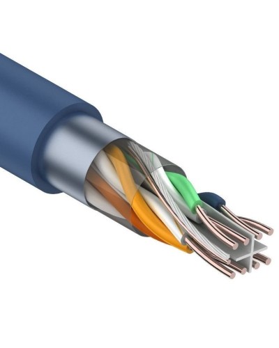 F/UTP, CAT 6, PVC, 4PR, 23AWG, омедненный INDOOR, SOLID, серый, 305м, PROconnect (01-0147-3). Кабель «витая пара» (LAN) для структурированных систем связи. PROCONNECT в Майкопе