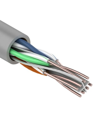 U/UTP 4PR 23AWG, CCA, CAT6, PVC, 305м. PROconnect (01-0047-3). Кабель «витая пара» (LAN) для структурированных систем связи. PROCONNECT в Майкопе