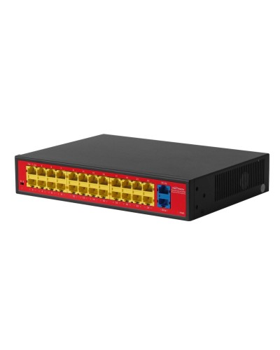 PND-24P-2G Lite (250W). Коммутатор неуправляемый 26-портовый с функцией PoE. Polyvision в Майкопе