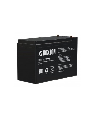 RBT-12V7AH. Аккумулятор герметичный свинцово-кислотный. ROXTON в Майкопе