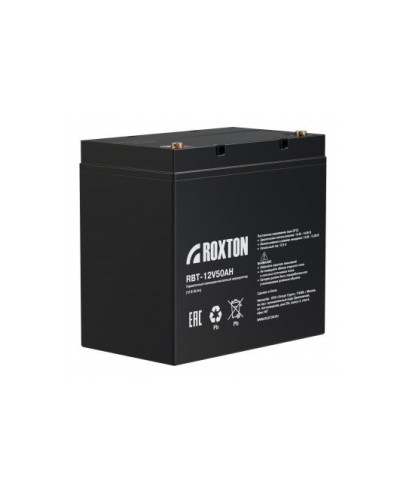 RBT-12V50AH. Аккумулятор герметичный свинцово-кислотный. ROXTON в Майкопе
