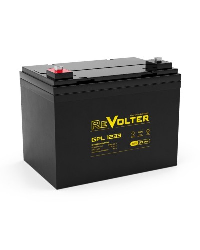 Revolter GPL 1233. Аккумулятор автомобильный герметичный свинцово-кислотный. Revolter в Майкопе