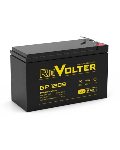 Revolter GP 1209. Аккумулятор автомобильный герметичный свинцово-кислотный. Revolter в Майкопе