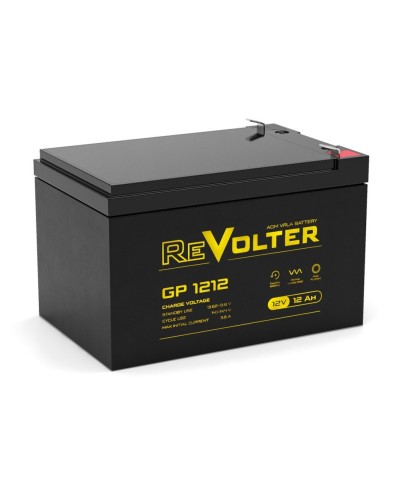 Revolter GP 1212. Аккумулятор автомобильный герметичный свинцово-кислотный. Revolter в Майкопе