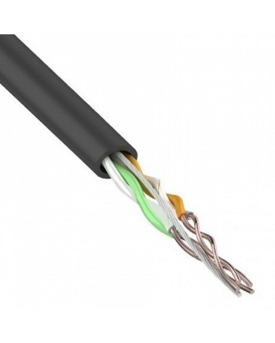 U/UTP, CAT 5e, PE, 2PR, 24AWG, OUTDOOR, SOLID, черный, 305м, REXANT (01-0025). Кабель «витая пара» (LAN) для структурированных систем связи. Rexant в Майкопе