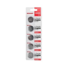Литиевые батарейки CR2025 3 V 160 mAh (30-1107). Элемент питания. Rexant