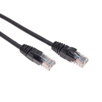 Патч-корд U/UTP, CAT 5e, RJ45-RJ45, 26AWG, LSZH, черный, 1м  REXANT (02-0102-1). Патч-корд UTP. Rexant