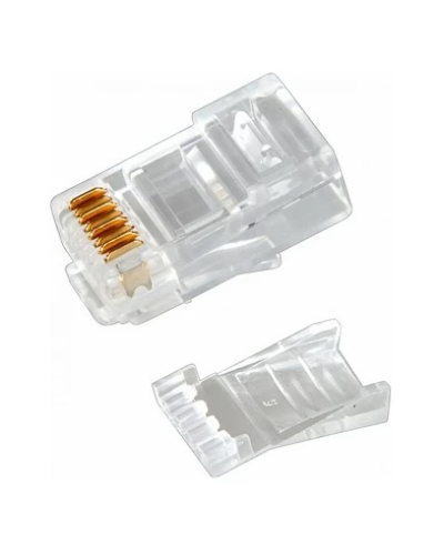 Разъем RJ-45(8P8C) под витую пару, UTP, CAT 6, с вставкой REXANT (05-1031). Разъем RJ-45. Rexant в Майкопе