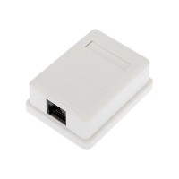 Розетка компьютерная внешняя, 1-порт RJ-45 (8P8C), UTP CAT 6 REXANT (03-0132). Розетка RJ-45. Rexant