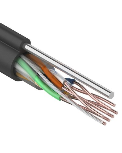 U/UTP 4PR 24AWG CAT5e 305м OUTDOOR+ТРОС*1 REXANT (01-0046). Кабель «витая пара» (LAN) для структурированных систем связи. Rexant в Майкопе
