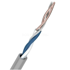 U/UTP, CAT 5e, PVC, 1PR, 24AWG, INDOOR, SOLID, серый, 305м REXANT (01-0002). Кабель «витая пара» (LAN) для структурированных систем связи. Rexant