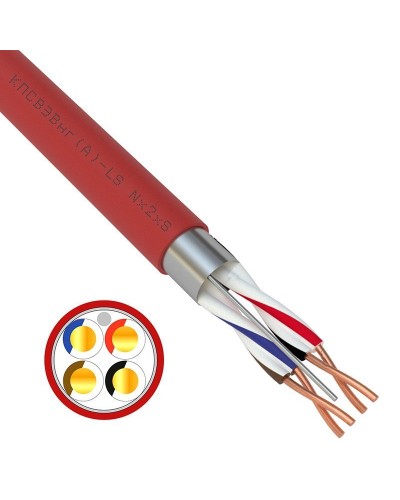 КПСВЭВнг(А)-LS 2х2х0,75 (01-4866-1)(REXANT). Кабель для систем пожарной и охранной сигнализации. Rexant в Майкопе