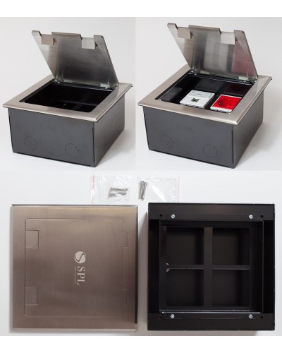 Люк на 4 поста (45х45), из нержавеющей стали, с коробкой, IP40 (300014). Люк. SPL в Майкопе