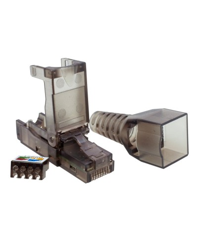 Коннектор 8P8C UTP 6A (RJ-45) безынструментальный (10-0239). Разъем RJ-45. SUPRLAN в Майкопе