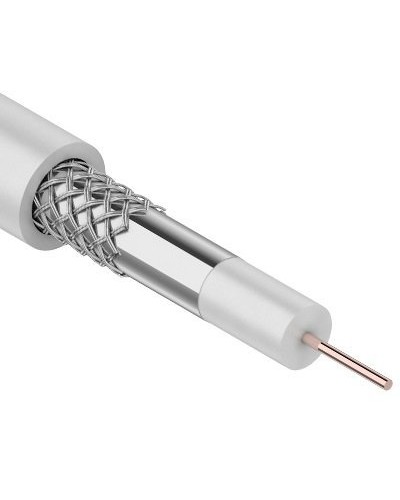 RG-6, CCS 1,00(15%) Al 32х0,12 In PVC. Кабель коаксиальный омедненный. SUPRLAN в Майкопе