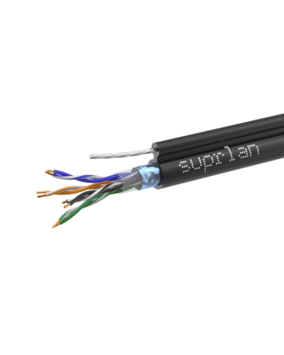 FTP Cat.5e 4x2xAWG24 Cu PE Outdoor T-FG8 (трос) Standard (01-1026-1). Кабель «витая пара» (LAN) для структурированных систем связи. SUPRLAN в Майкопе